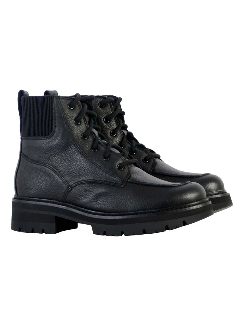 Bottine Cuir Clarks Orianna Mid   Noir