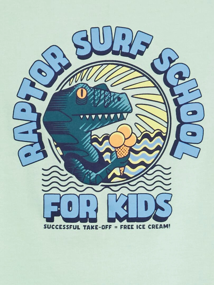T shirt imprimé Vert d'eau