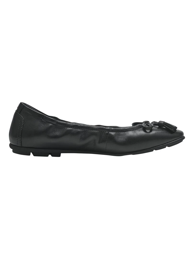Ballerine Cuir Tamaris Noir