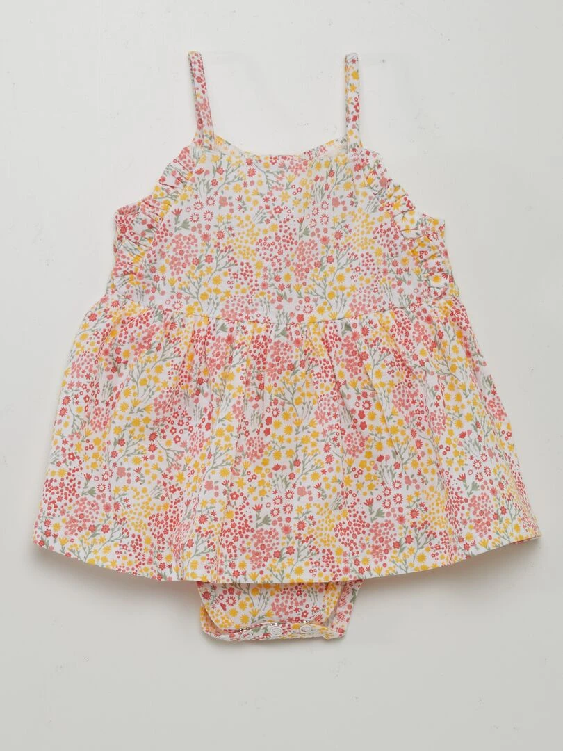 Robe body à motif Multicolore
