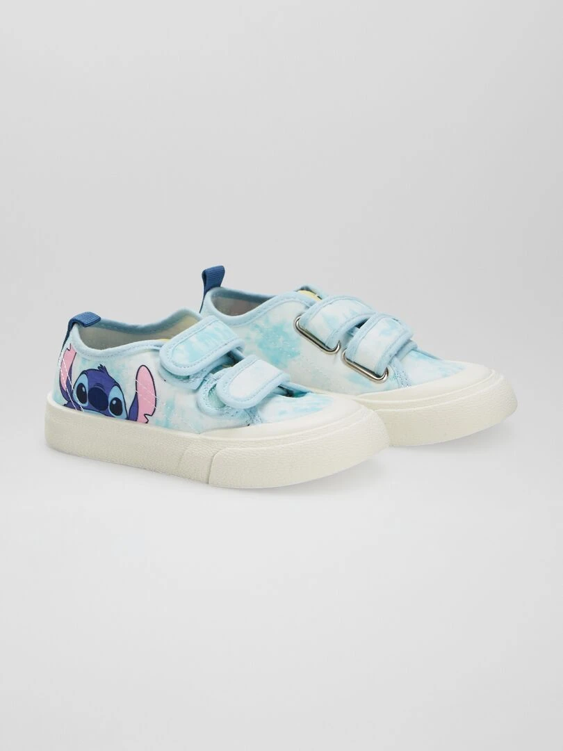 Baskets basses en toile 'Stitch' Bleu