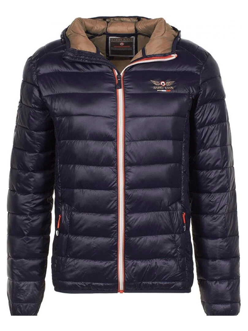 Doudoune fine à capuche homme COMAIN HARRY KAYN Bleu marine