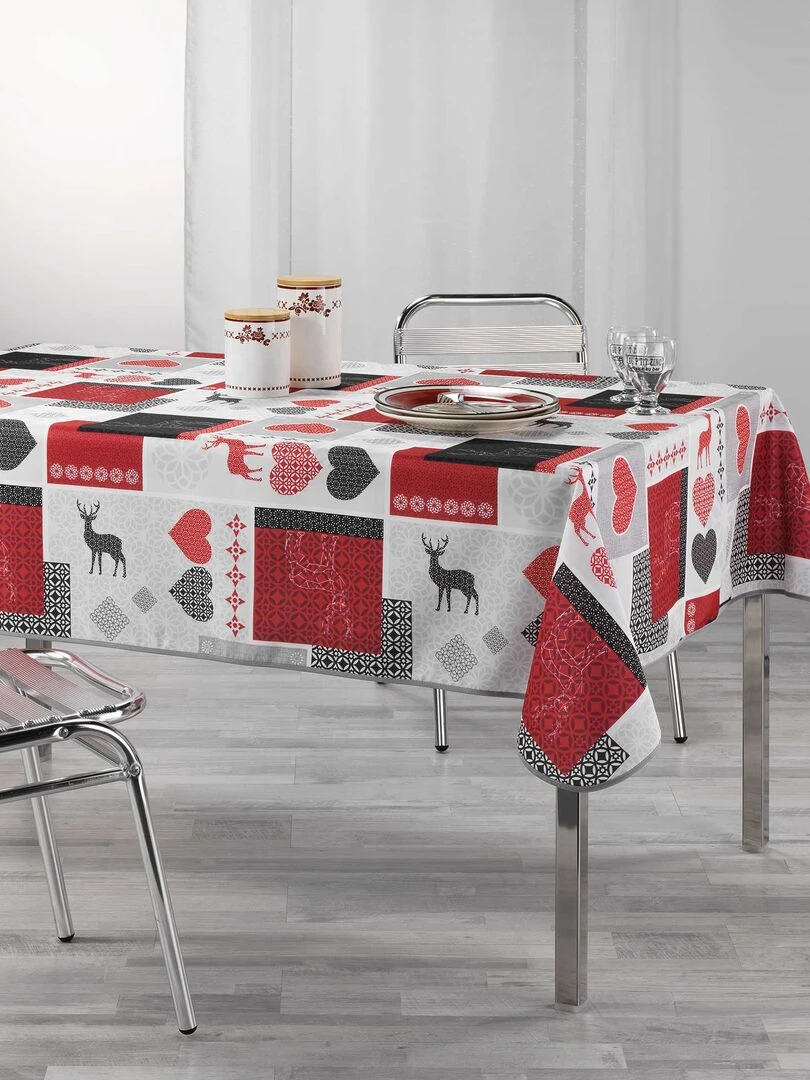 Nappe rectangle Valho Rouge