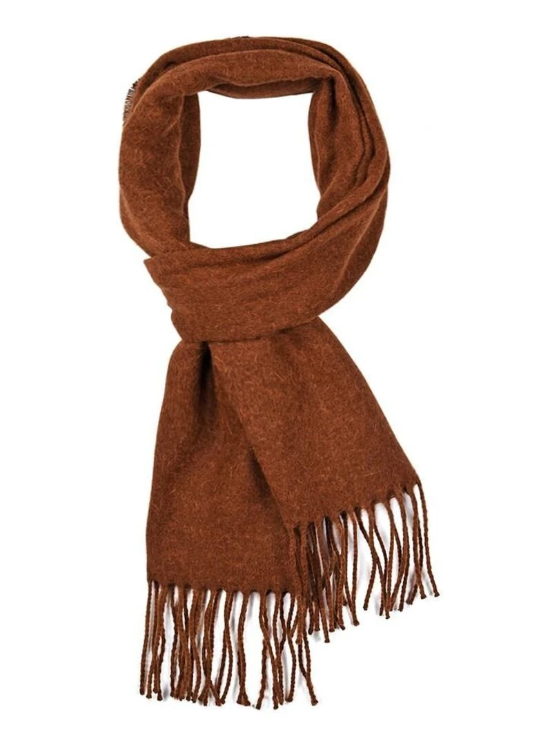 Echarpe Lana Fabriqué en France Marron glacé