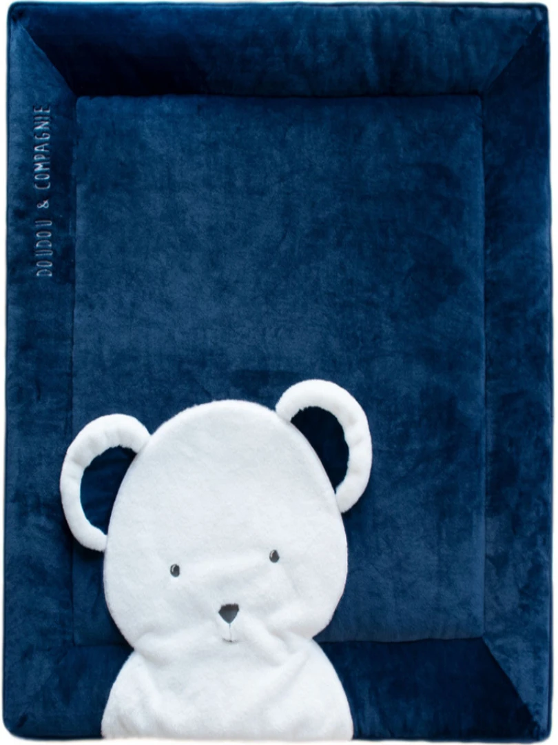 Tapis de jeu Tapidou ours (100 x 100 cm) Bleu