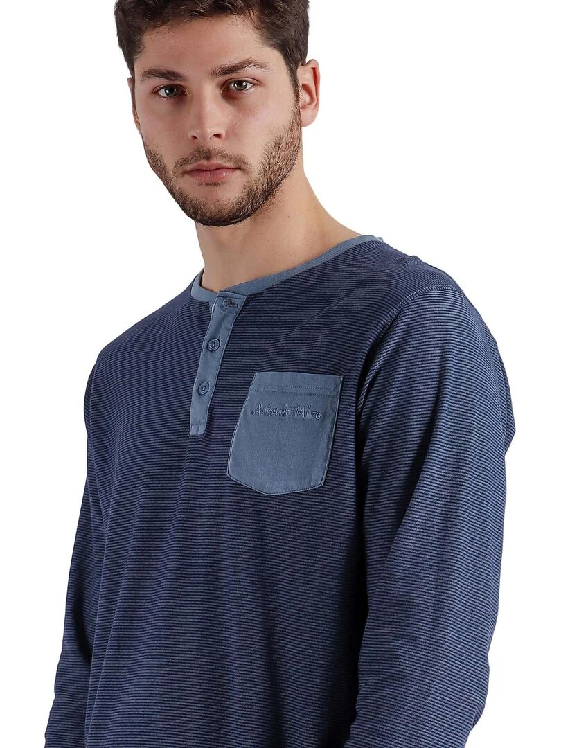 Pyjama pantalon et haut Azure A Antonio Miro   Bleu