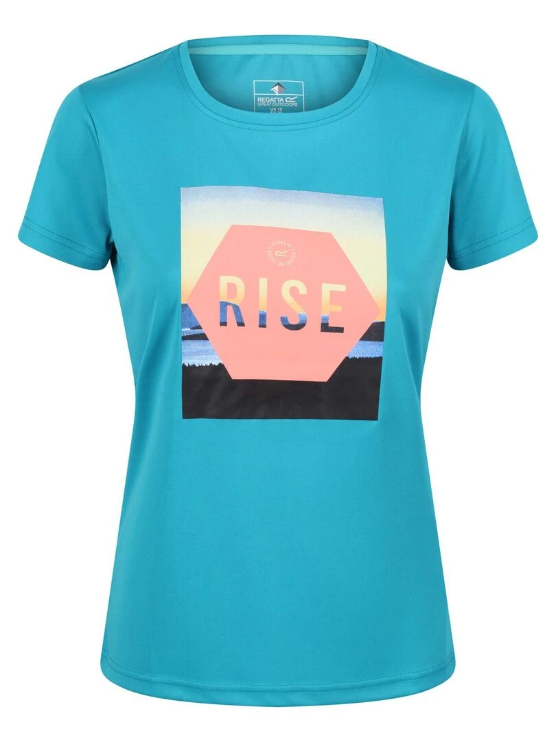 Regatta T shirt FINGAL Bleu turquoise