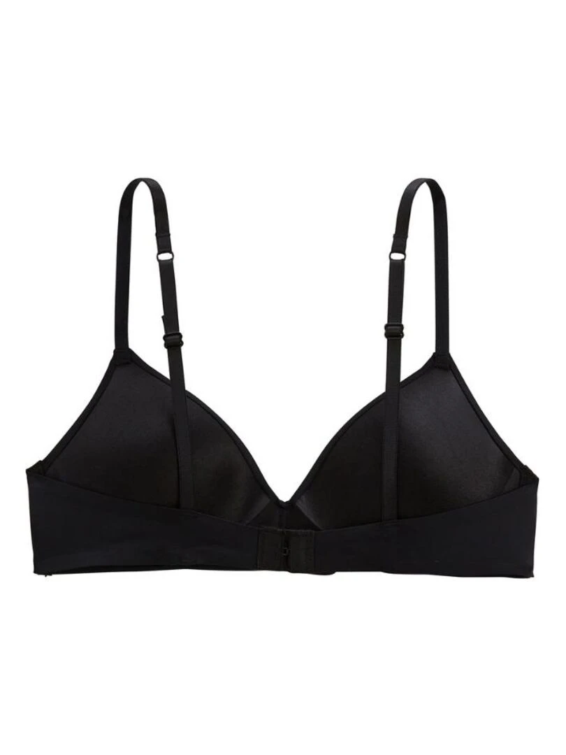 Soutien gorge triangle à coques sans armatures noir Veliana Noir