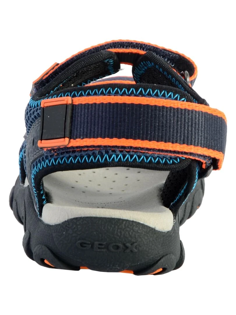 Sandales Enfant Geox Cuir Strada   Bleu