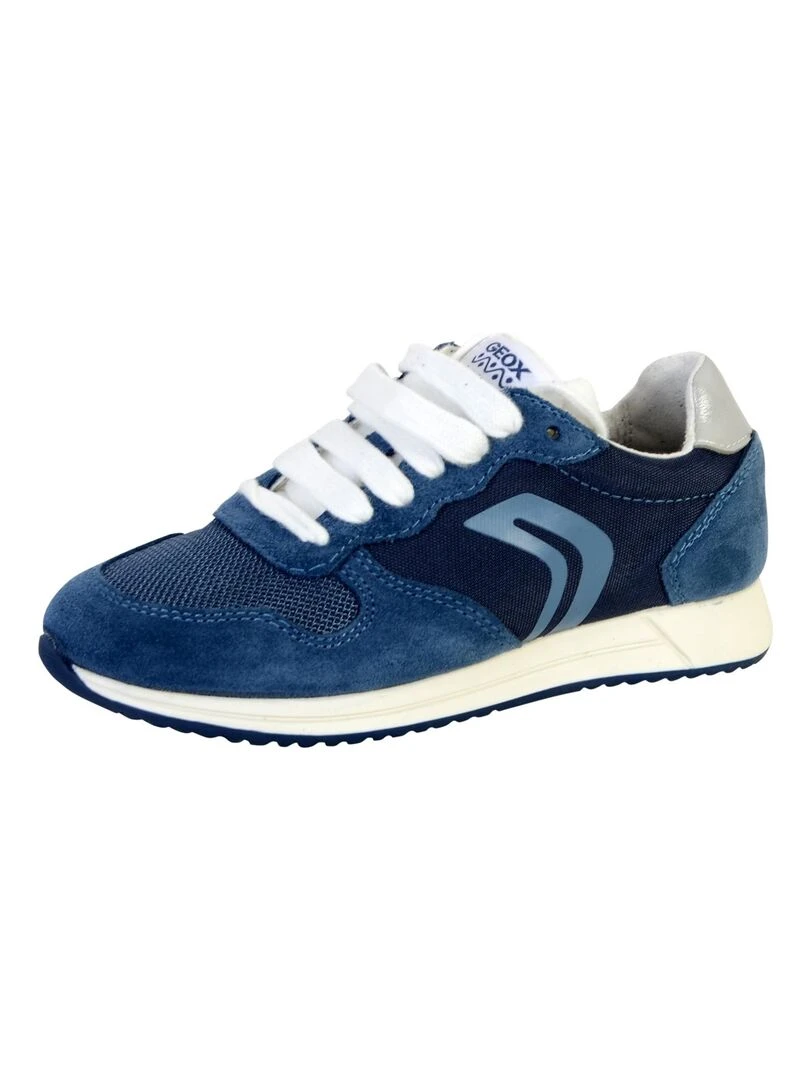 Basket Geox Enfant J Jensea G.E Bleu