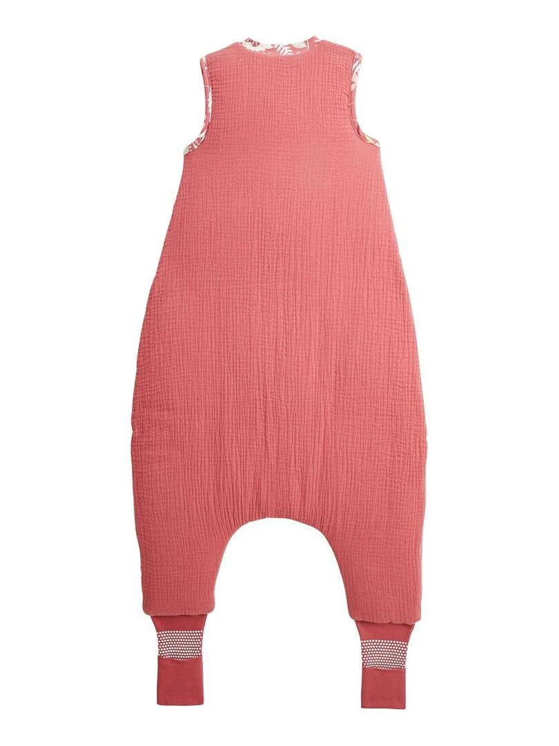 Turbulette TOG 2 en gaze de coton avec pieds retroussables Alba Rose