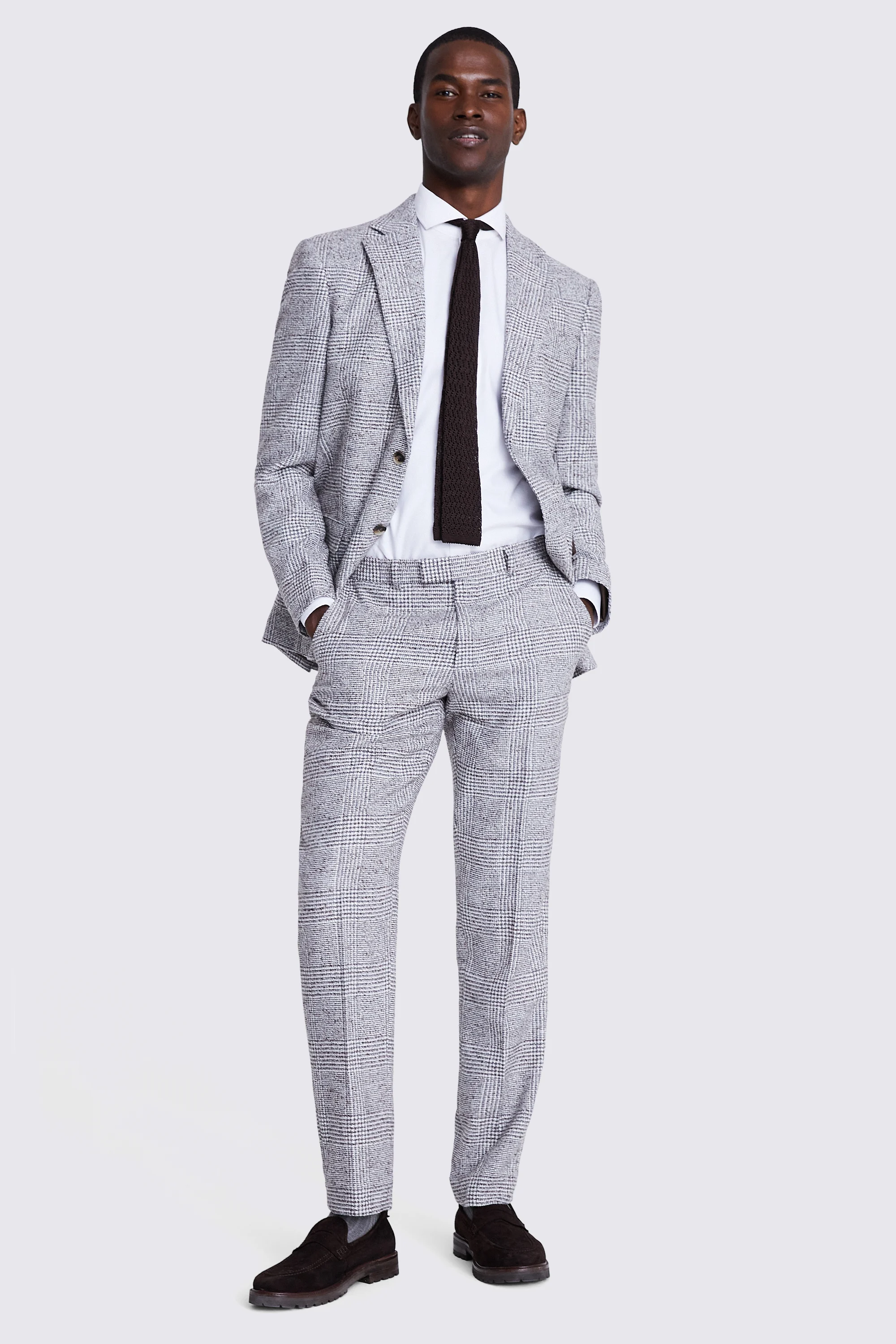 Ted Baker Tailored Fit Navy Check Jacket    Buy Online at Moss