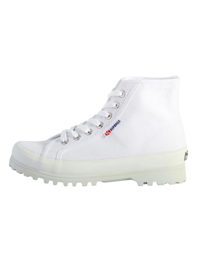 Basket Montante Superga Alpina Blanc