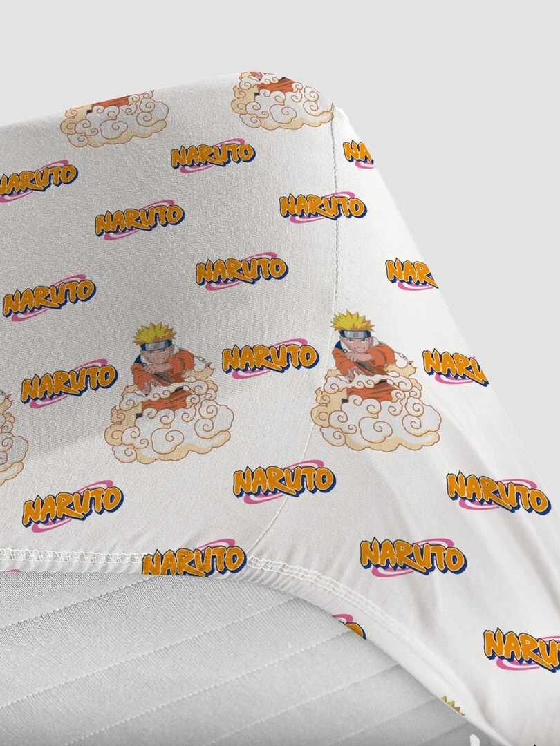 Drap housse 'Naruto' Jaune