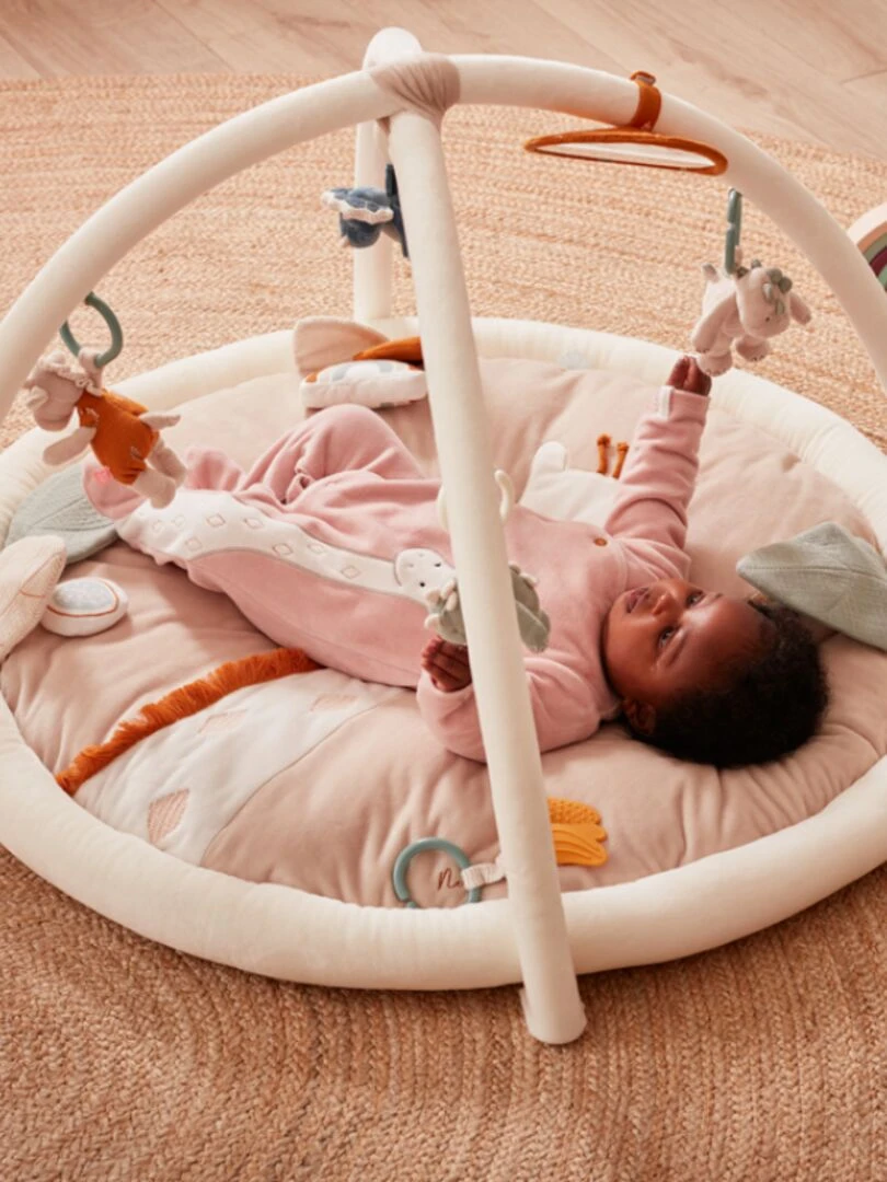 Tapis D'éveil Avec Arches Tiga La Girafe Tso   Beige