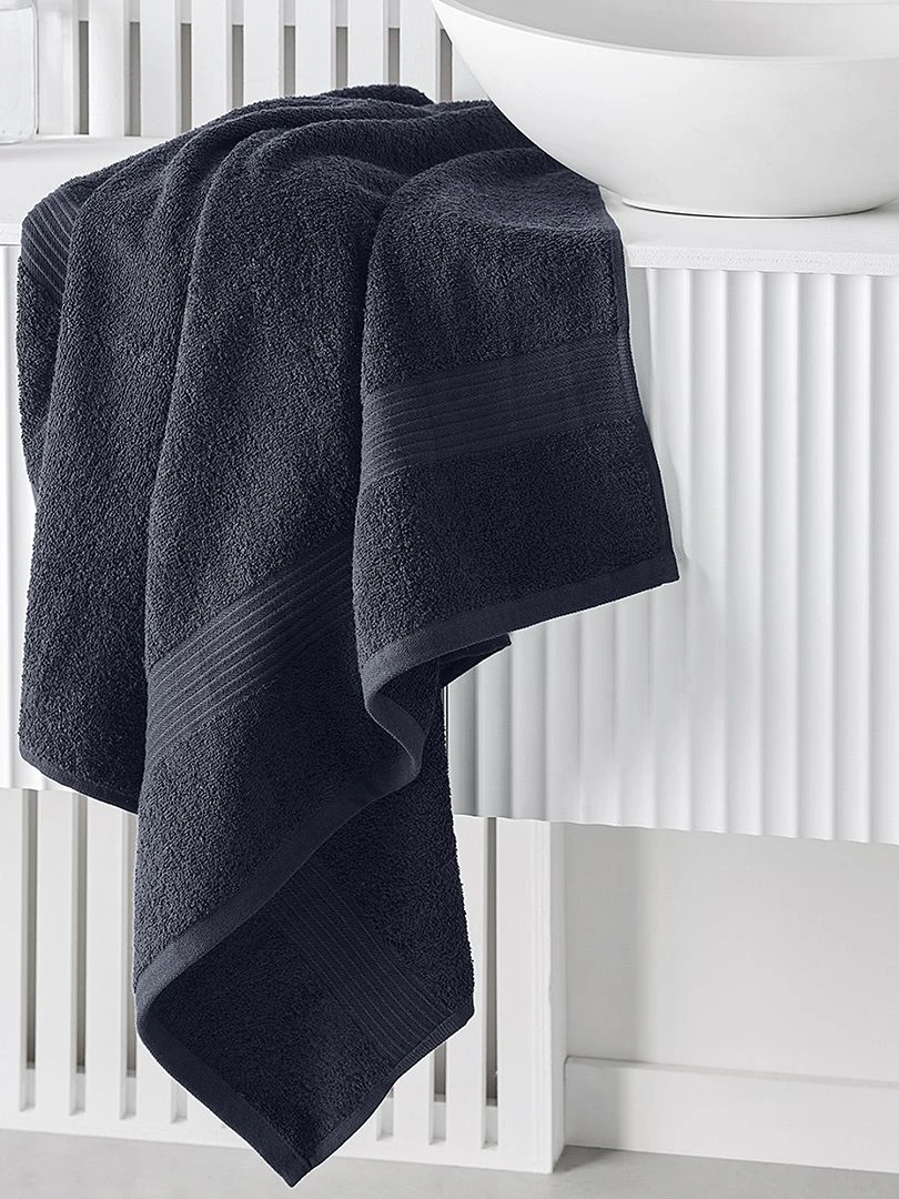 Maxi drap de bain 90 x 150 cm bleu marine