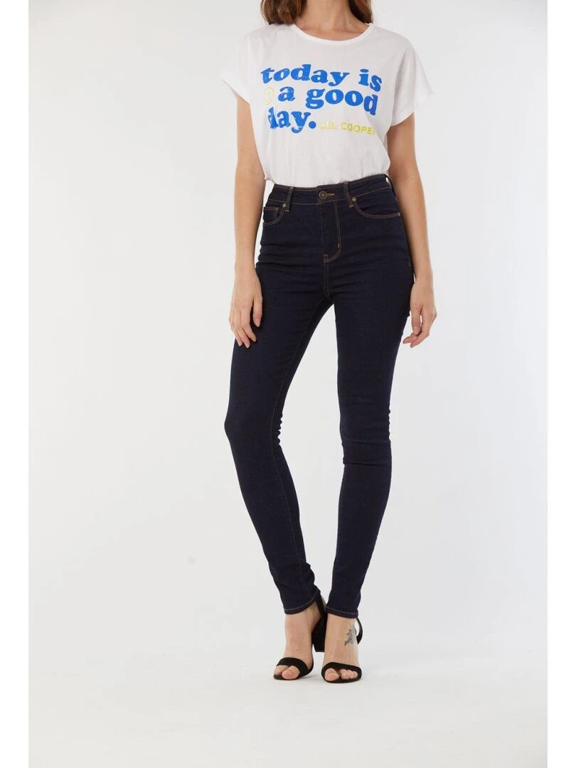 Lee Cooper   Jean coton skinny LC115   Bleu