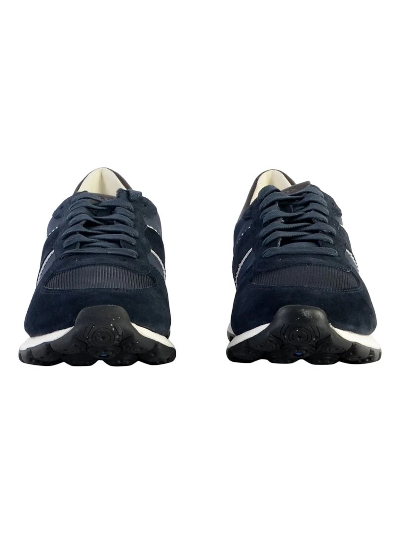 Basket Cuir Geox U Spherica Vseries   Bleu