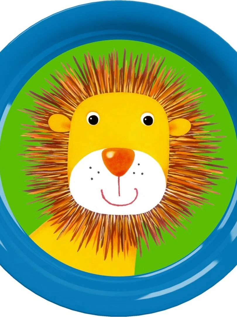 Assiette lion petits coquins effrontés N/A