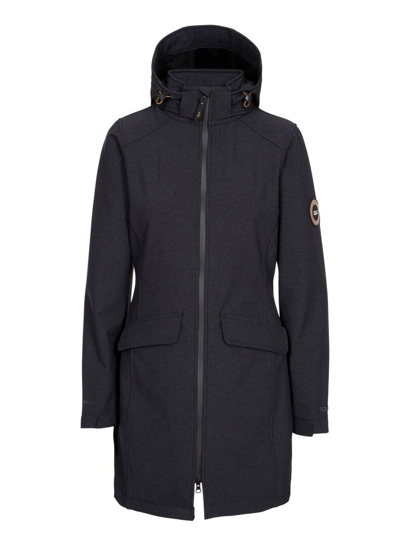 Trespass Veste softshell longue MARIA Noir ébène