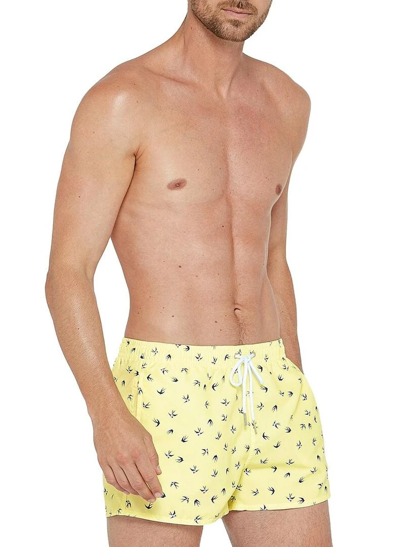 Maillot de bain short court Sterne Jaune
