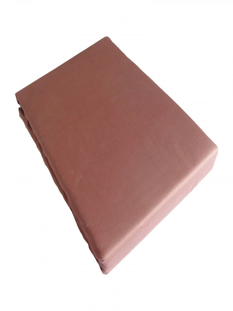 Blanc Avenue Drap Plat Satin De Coton Rose