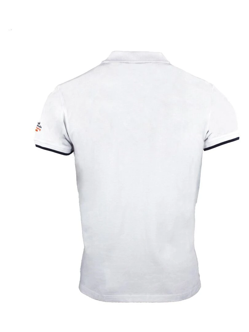 Polo manches courtes homme CRISTAL PEAK MOUNTAIN Blanc