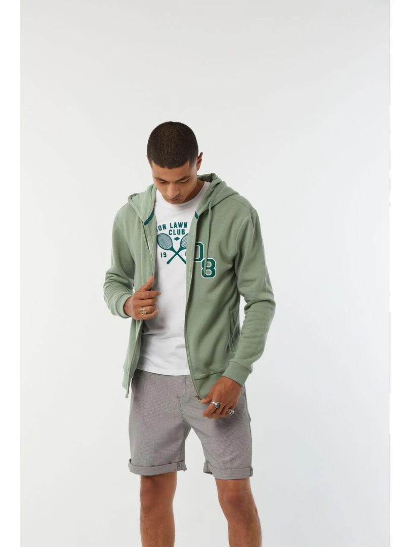 Lee Cooper   Sweatshirt manches longues coton loose EMILE   Vert