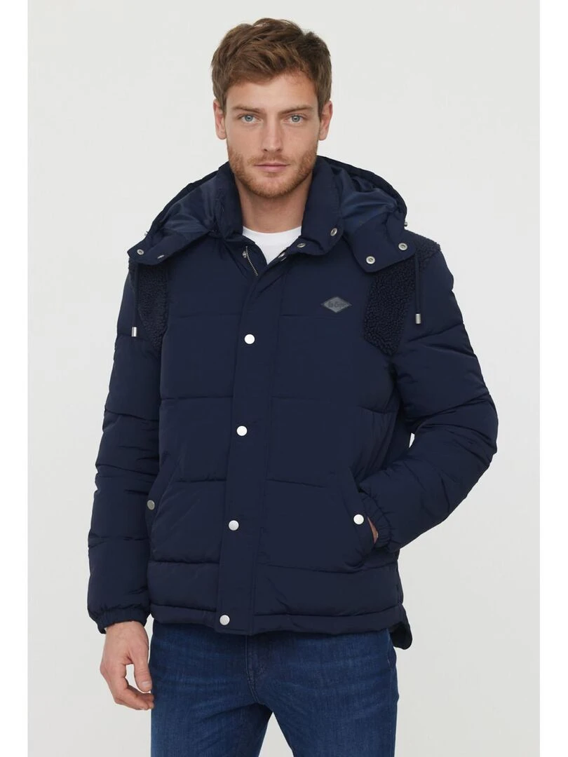 Lee Cooper Manteau manches longues polyester FEDIO Bleu marine
