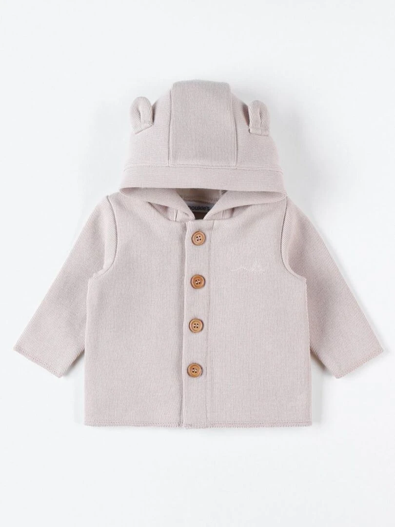 Mantelet en velours greige Noukie's Beige