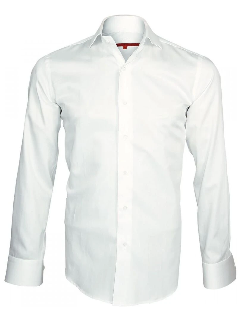 Chemise col crocodile SPARK Blanc
