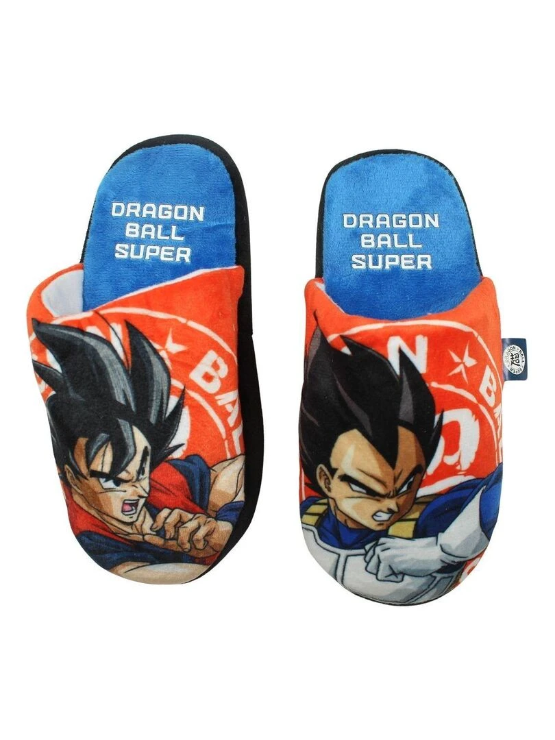 Dragon Ball Z Pantoufle garçon imprimé Dragon Ball Noir