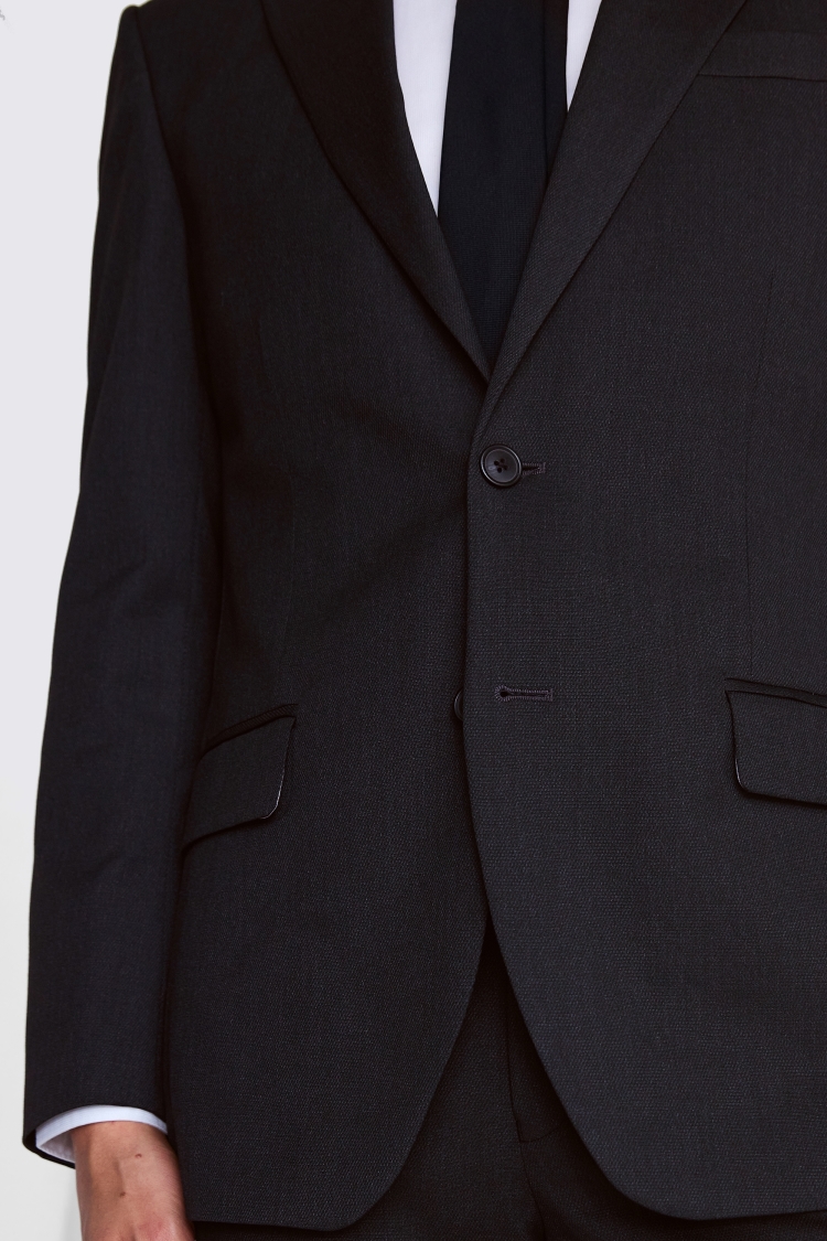 Regular Fit Blue Birdseye Trousers   Buy Online at Moss