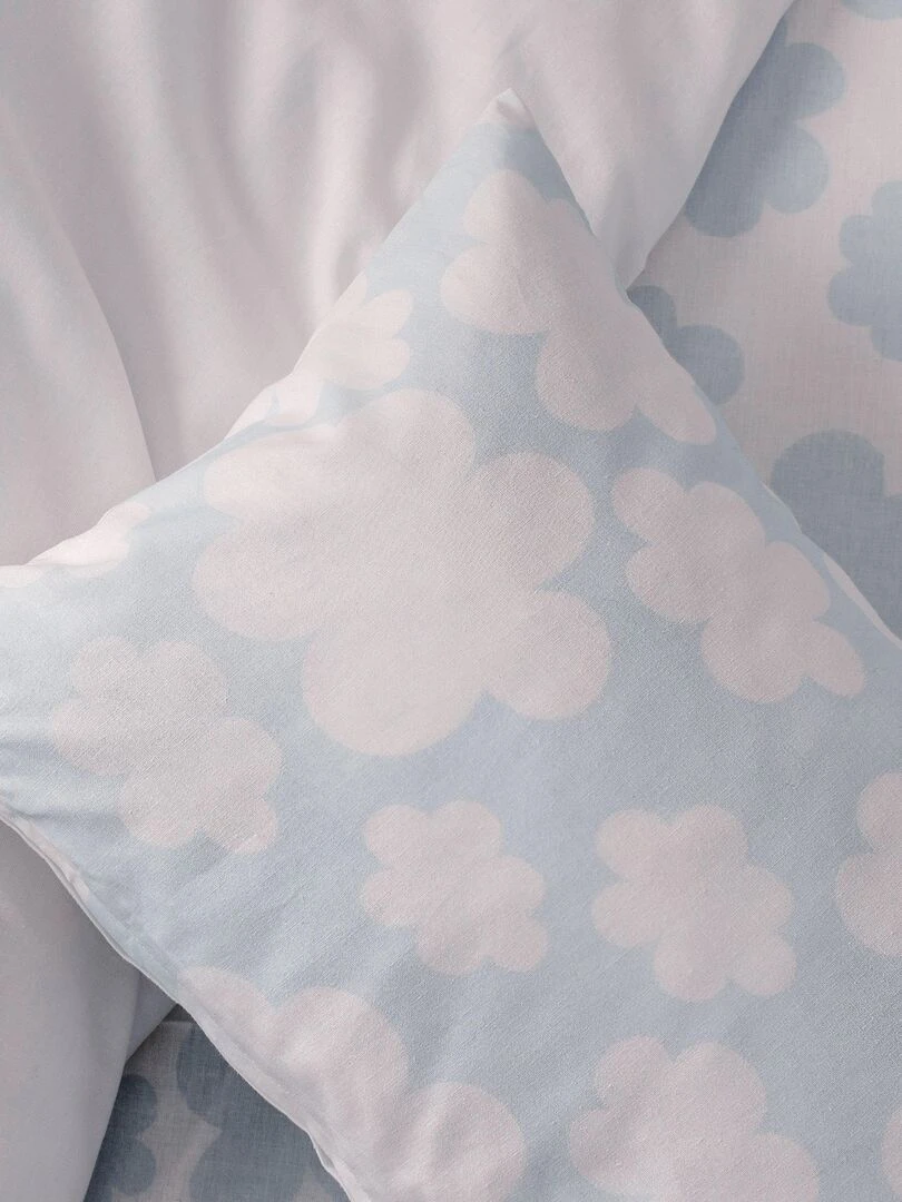 Housse de coussin Little birds "Happyfriday" Blanc