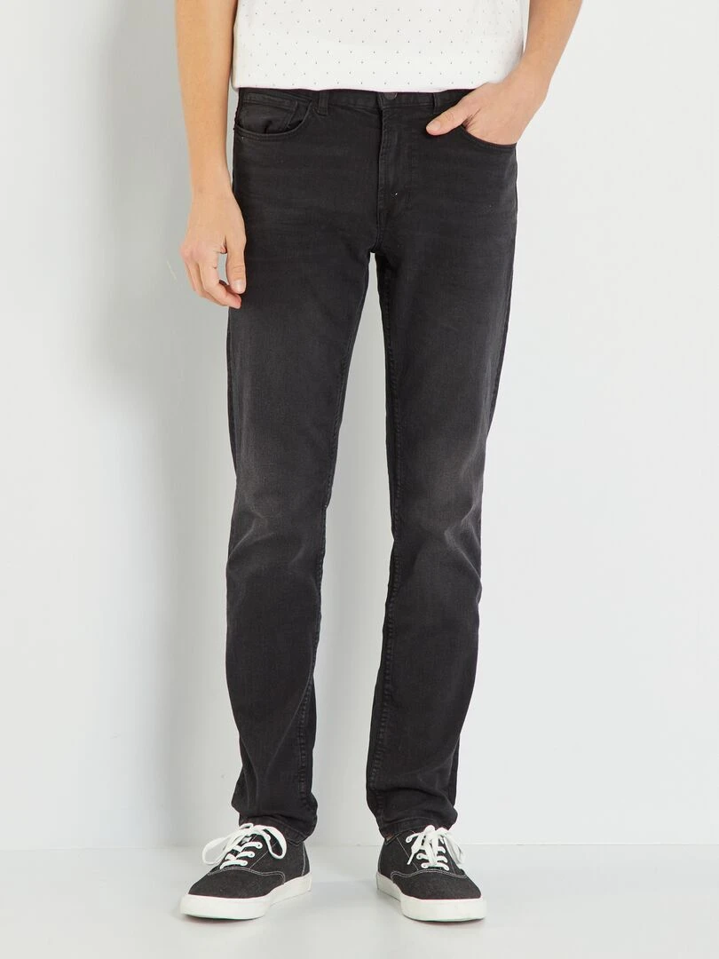 Jean slim stretch L34 Gris foncé