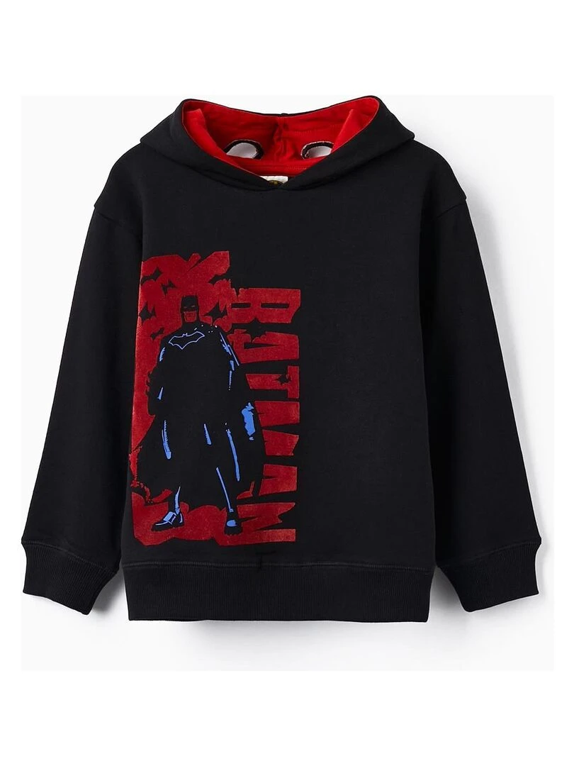 Sweat en Coton avec Capuche et Ailes 3D pour Garçon 'Batman' WARNER BATMAN Noir