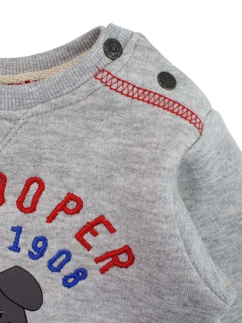 Lee Cooper   Ensemble ​​T shirt pantalon chemise bébé garçon Imprimé Logo   Rouge