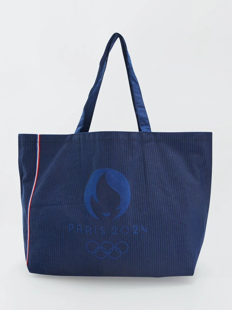 Grand tote bag Paris 2024 Bleu marine