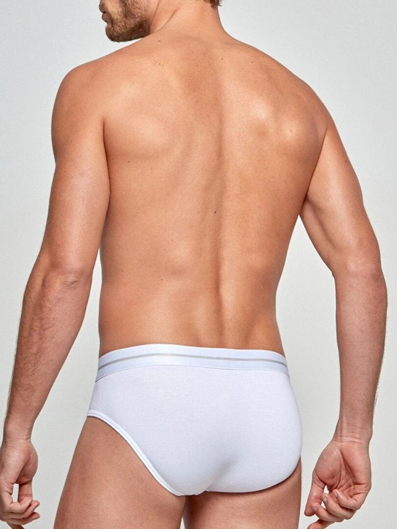 Slip coton stretch Essentials   Blanc