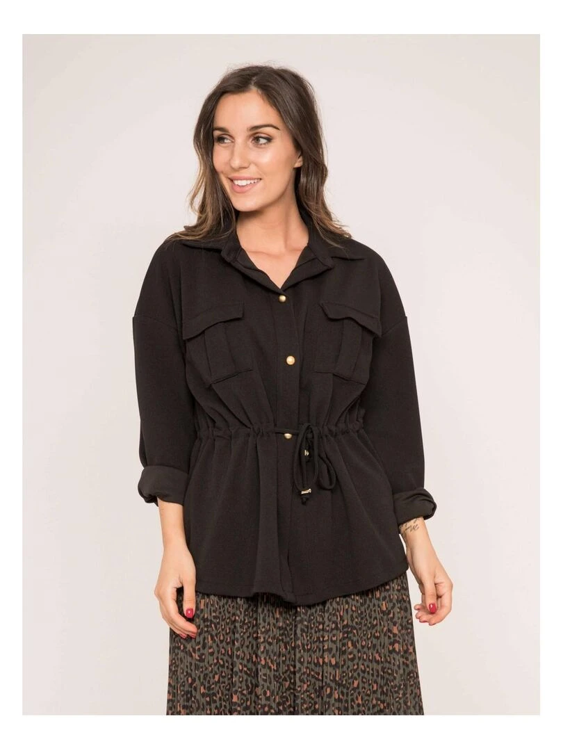 Surchemise saharienne ORANGER Noir
