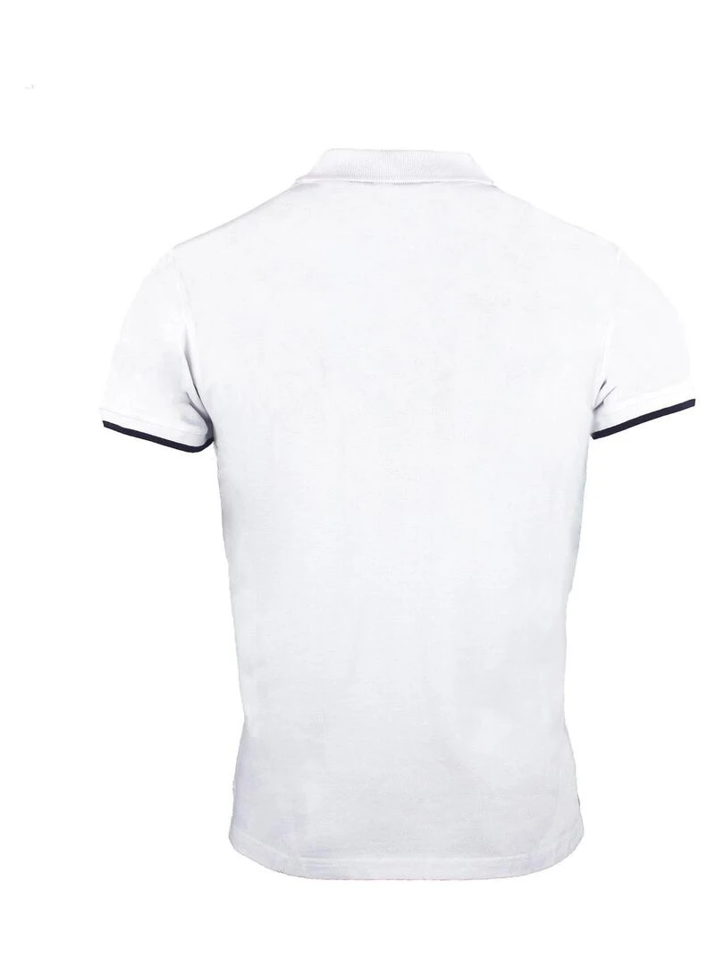 Polo manches courtes homme CORNELIUS PEAK MOUNTAIN Blanc
