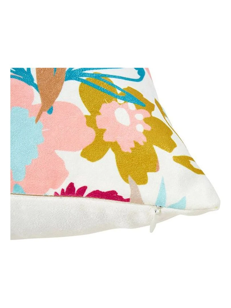 Housse de coussin 40x40 cm Printemps Blanc