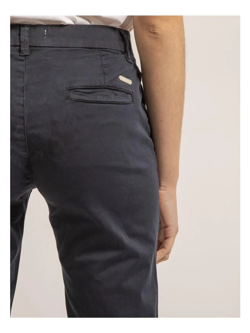 Pantalon chino slim EILYN   Bleu marine