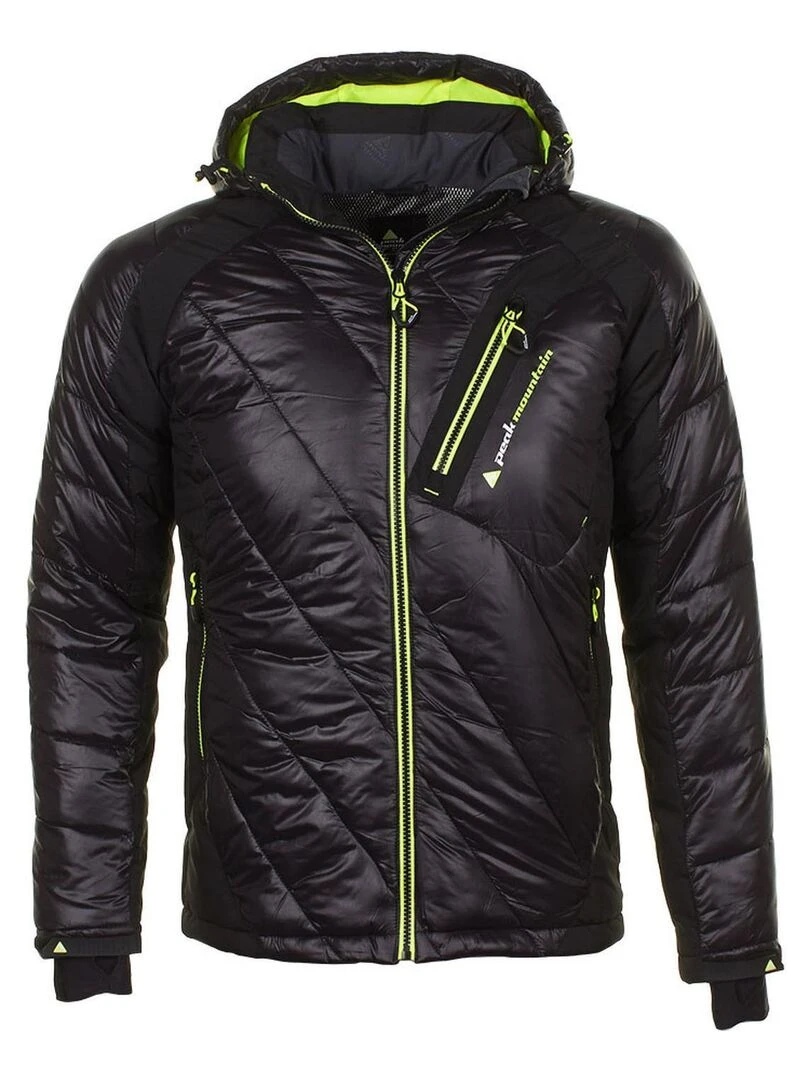 Blouson de ski homme CYBRID PEAK MOUNTAIN Noir Jaune