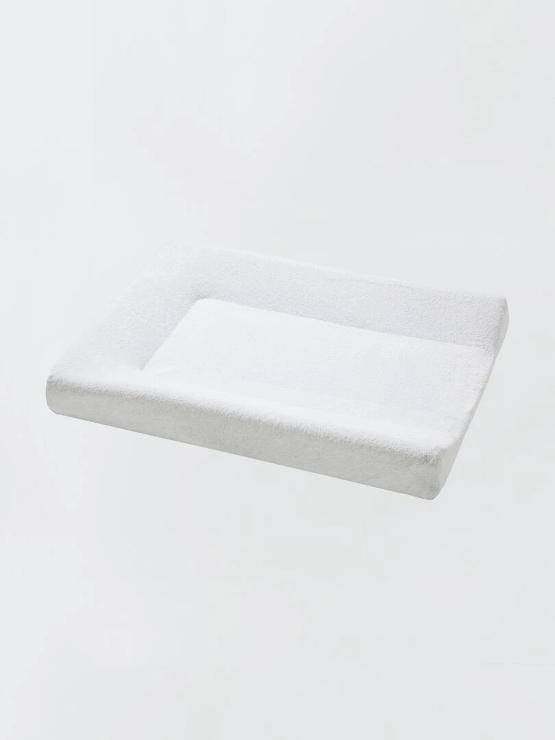 Housse de matelas à langer blanc