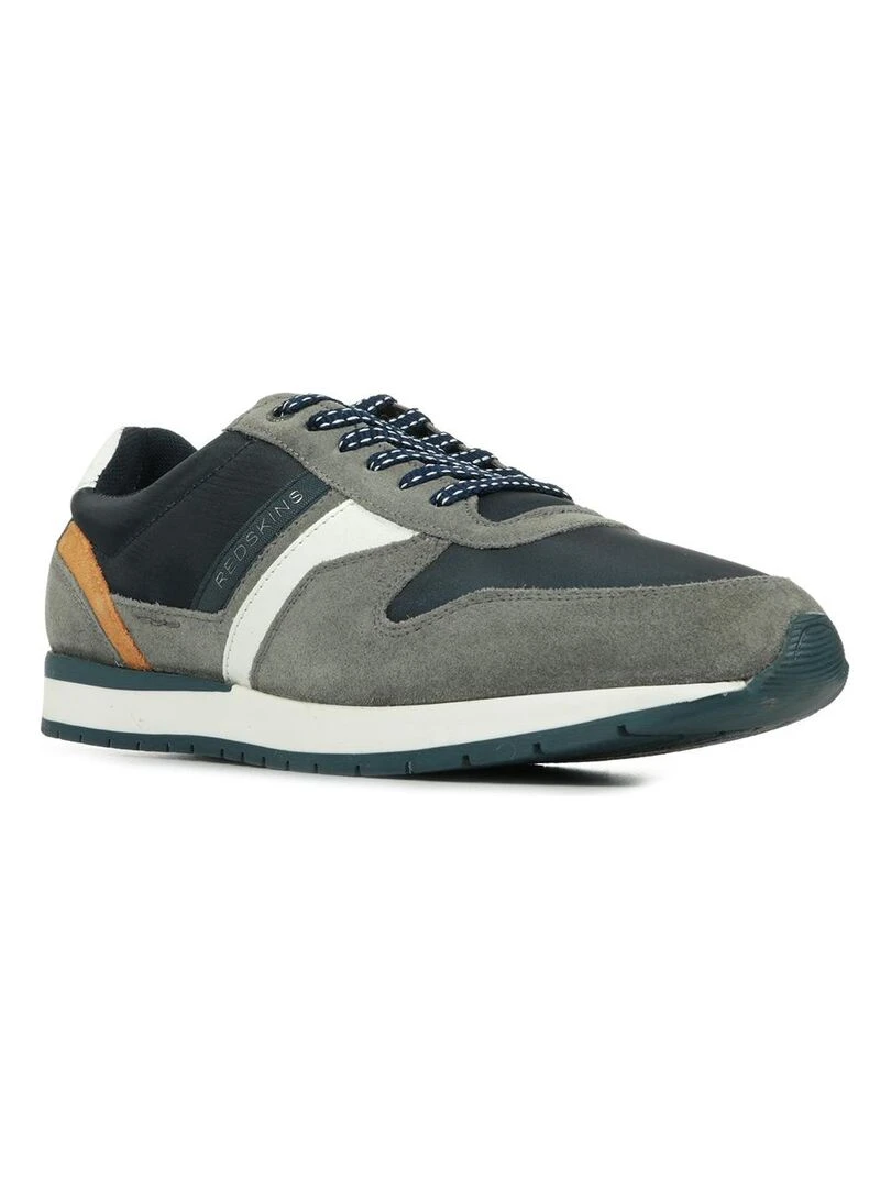 Baskets Redskins Nixor Gris Bleu marine Blanc