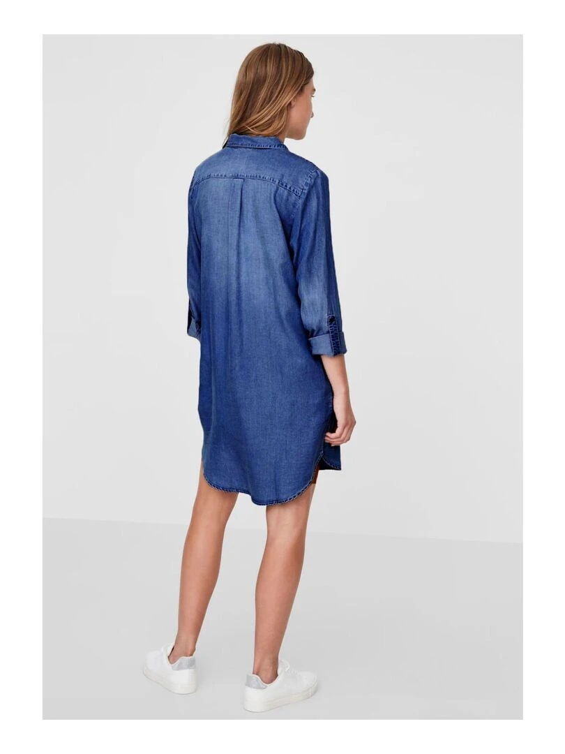 Robe courte en jean Vero Moda   Bleu