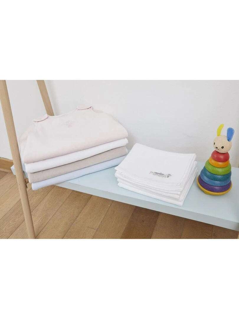 Gigoteuse Velours 0 3 mois 100% Coton Bio couleur Nuage   Blanc