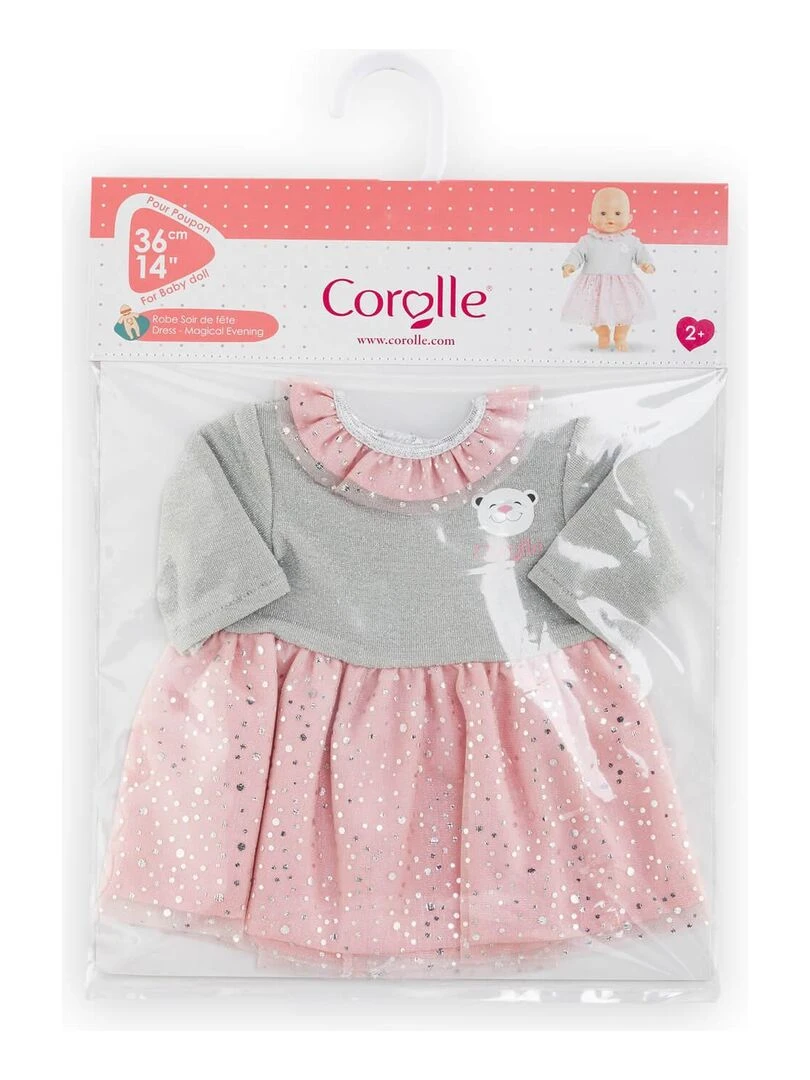Robe Soir de Fête pour poupon 36 cm   N/A