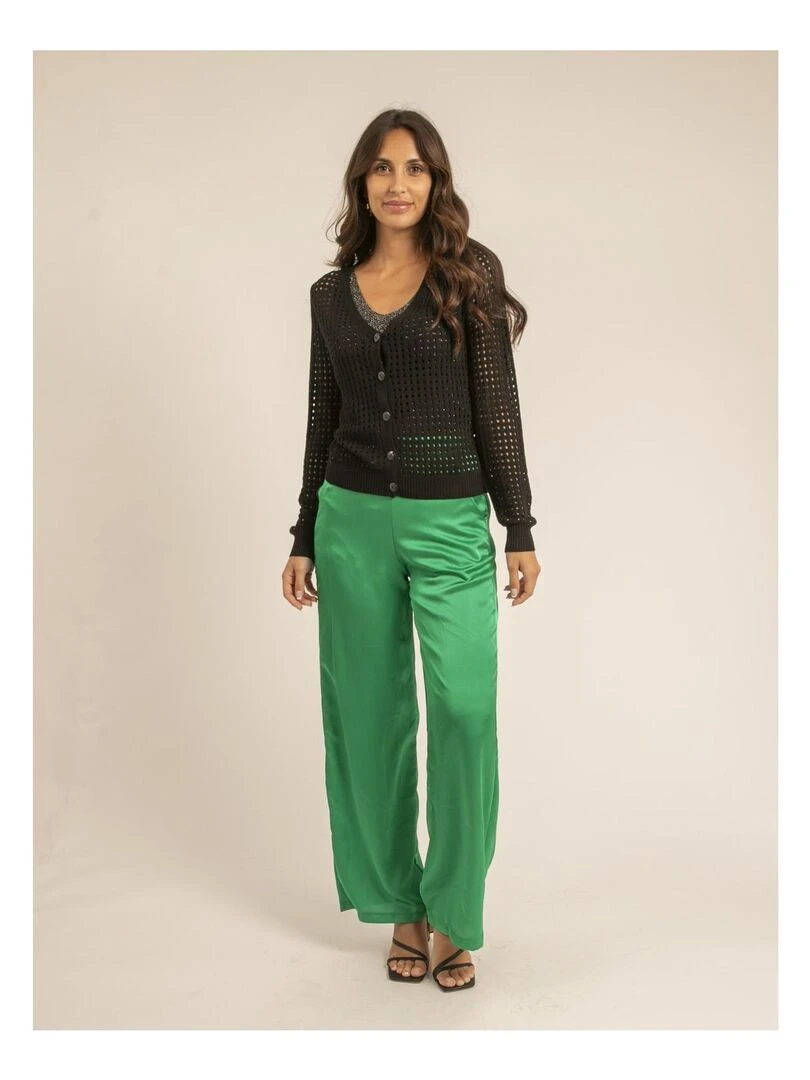Pantalon fluide EDUARDA   Vert